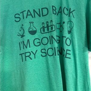 Green Science Graphic T-Shirt